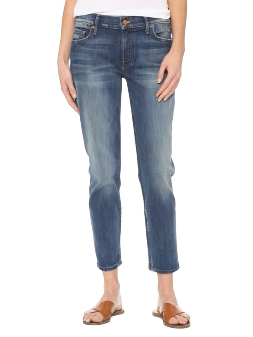 Mother - The Dropout Boyfriend Jeans Tequila Truth Wash Women’s Sz 25